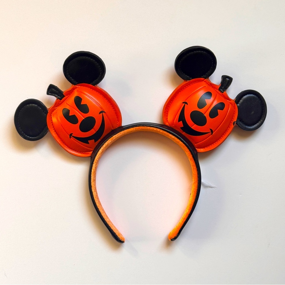 Disney Parks 2024 Halloween Mickey Pumpkin Ears
